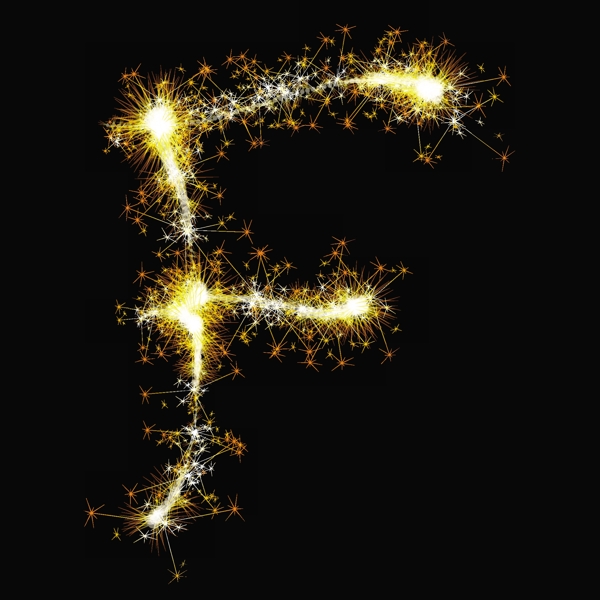 矢量閃爍字母