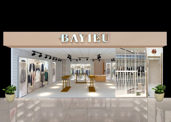 服裝店效果圖