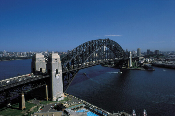 悉尼海港大桥俯瞰图片