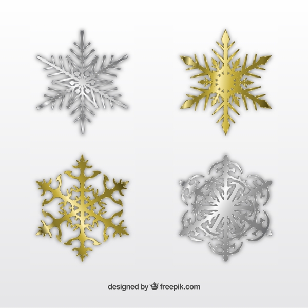 金屬的雪花