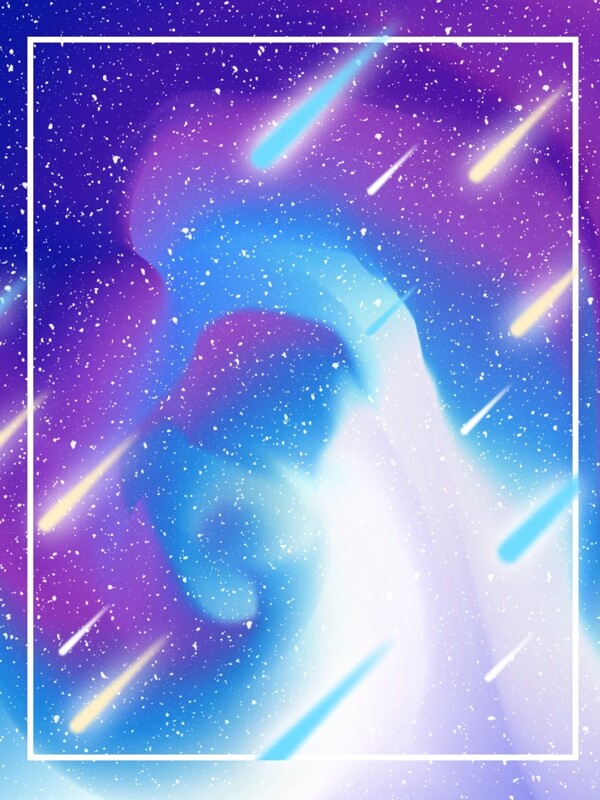 星空時(shí)尚廣告背景