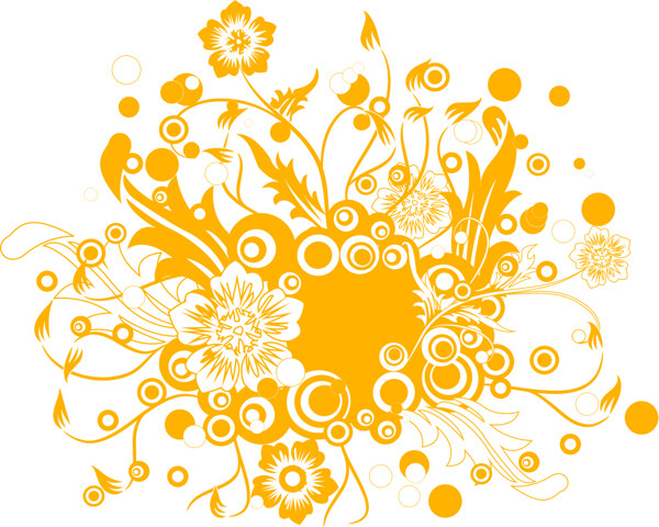 花纹花卉背景图案