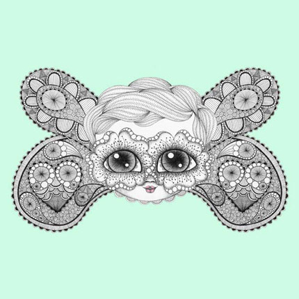 位圖插畫時(shí)尚插畫插畫師Danielle免費(fèi)素材