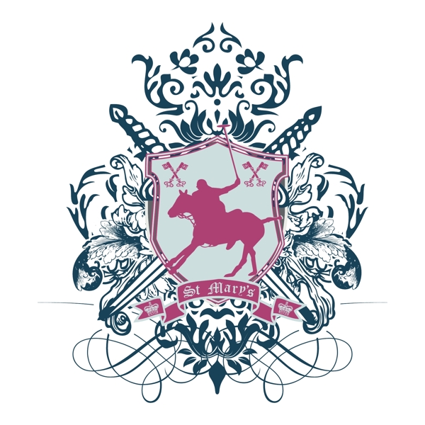 印花矢量圖T恤圖案圖文結(jié)合徽章標(biāo)記運(yùn)動(dòng)元素免費(fèi)素材