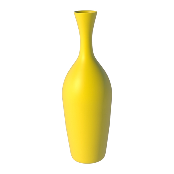 C4D立体黄色陶罐可商用元素