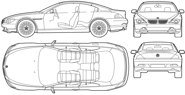 寶馬BMW630i包含5視圖