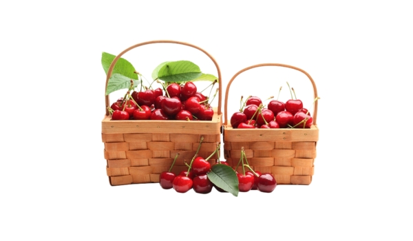 水果篮子樱桃食物植物果实素材