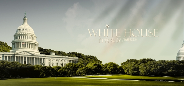 白宫米黄图片