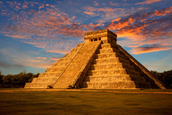 墨西哥金字塔风景