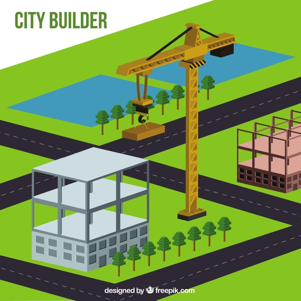 等距設計中的城市建設