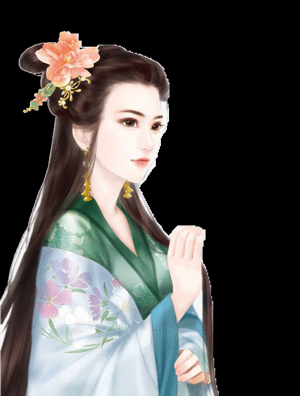 手繪美女