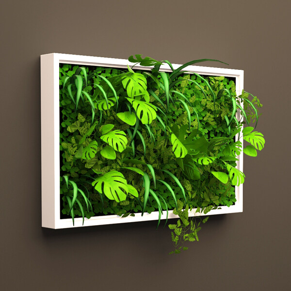 精美绿色植物装饰3d模型