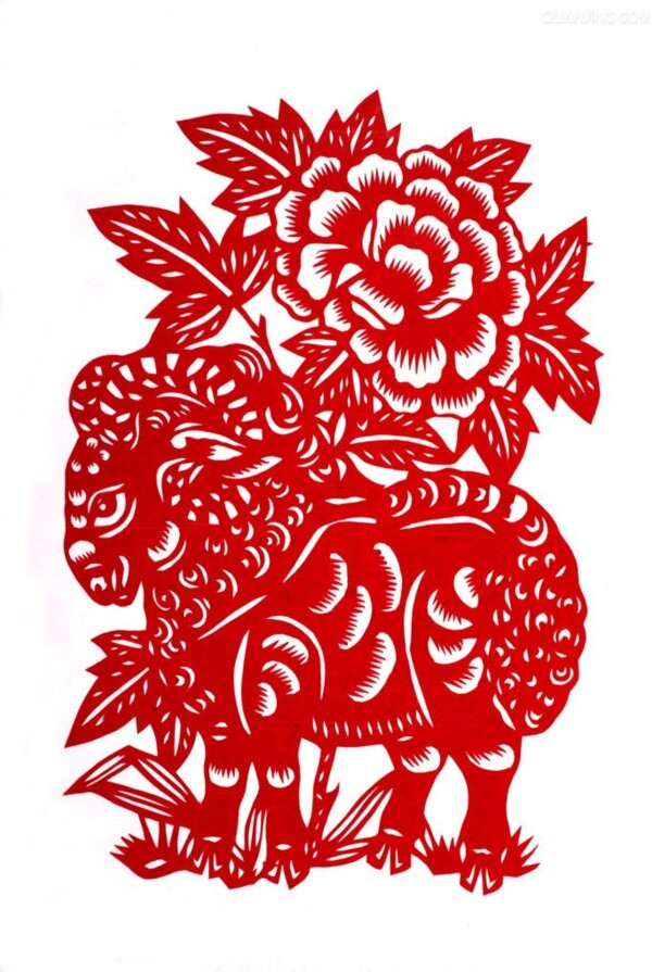 羊年剪紙