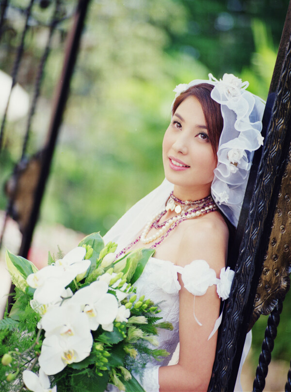 婚紗攝影樣片美麗新娘圖片