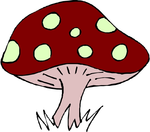 蘑菇矢量圖