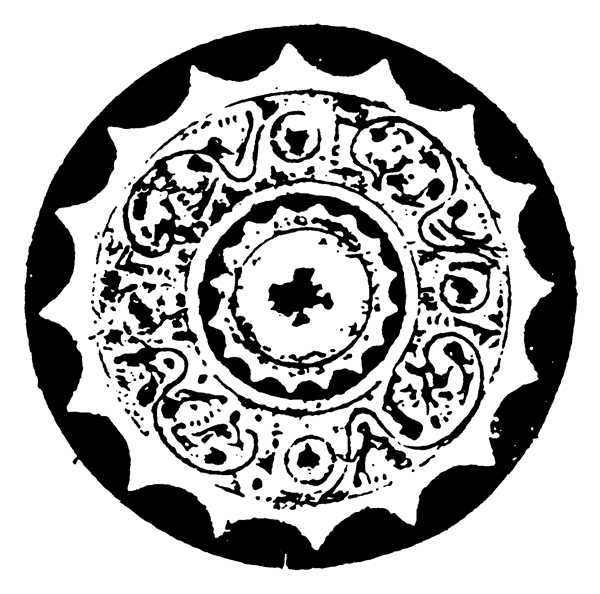 瓦當(dāng)圖案秦漢時期圖案中國傳統(tǒng)圖案圖案010