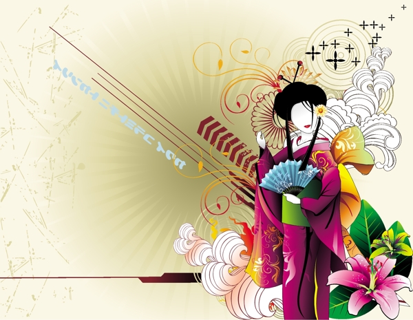 歐美花紋5127矢量EPS