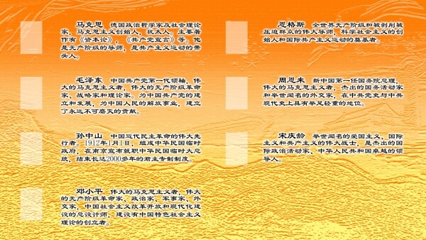 名人展板图片