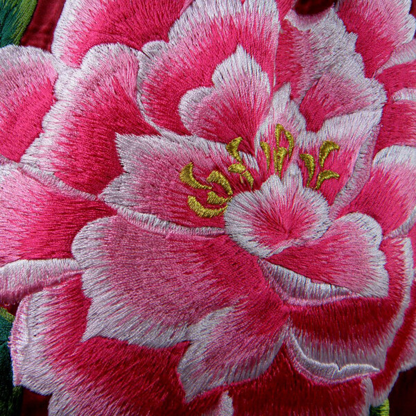 繡花植物花朵免費素材