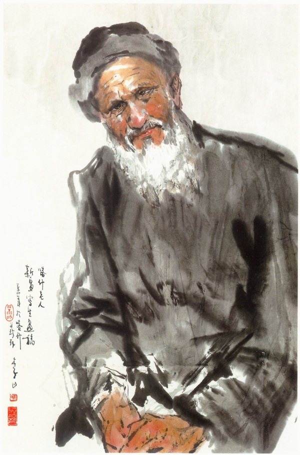 新疆喀什老人