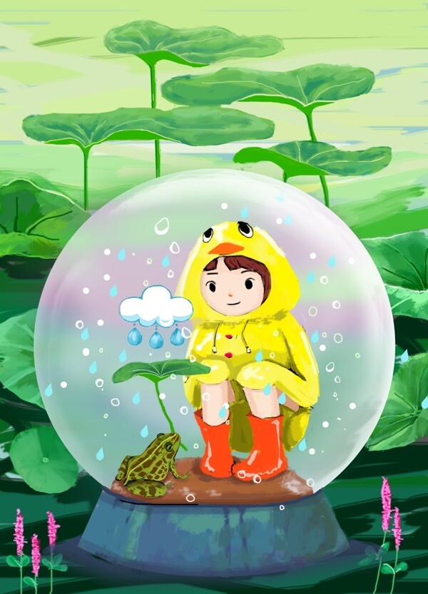 水晶球女