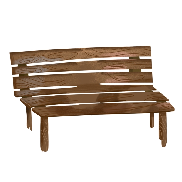 简约木质文理椅子