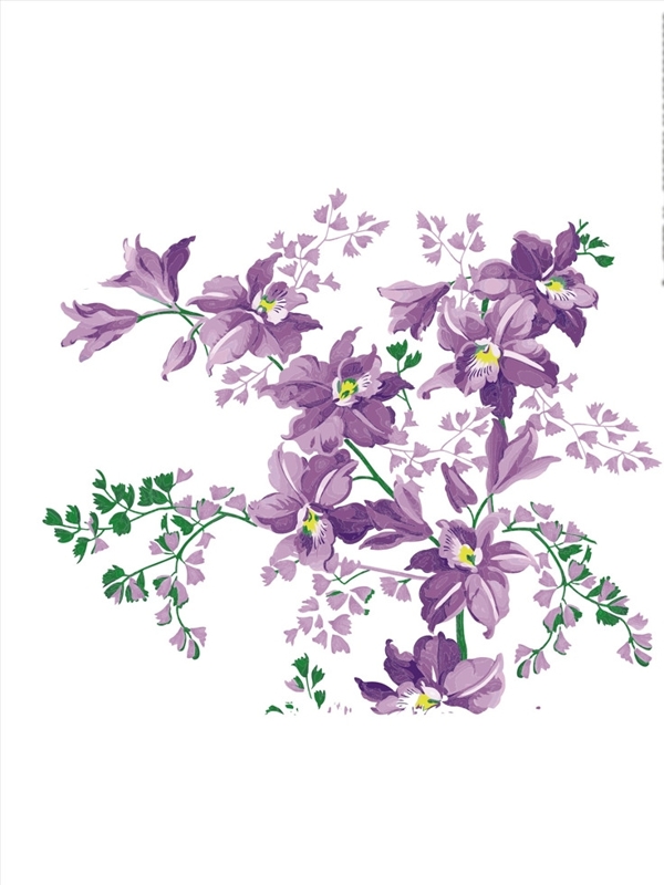 花朵花卉矢量圖下載