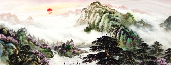 晴日歸飛圖片