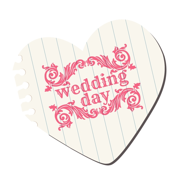 結(jié)婚記念元素