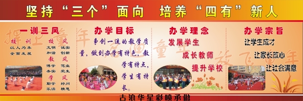 學(xué)校展板圖片