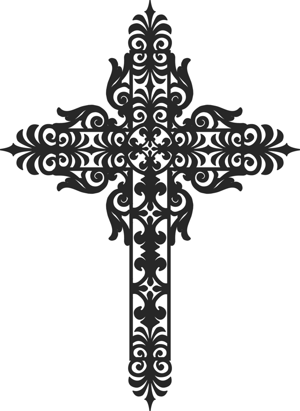 欧式复古十字架图片