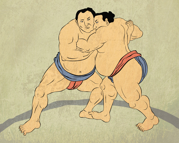 日本的相扑选手