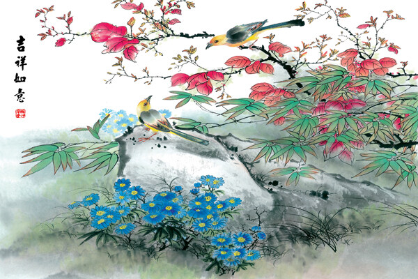 風(fēng)景背景墻