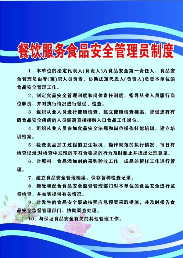 制度牌