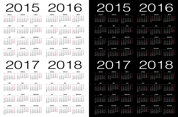2016年日歷主題
