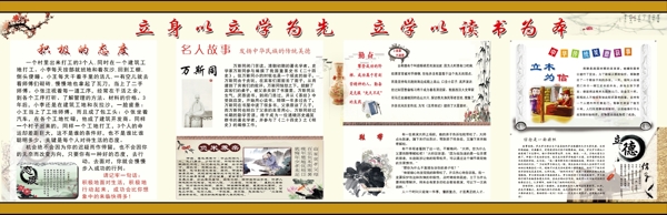 學(xué)校展板
