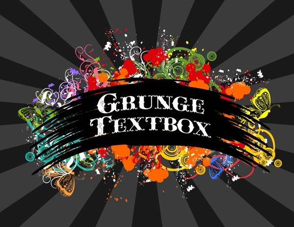 炫彩花紋banner