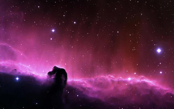 唯美紫色漸變星空背景素材