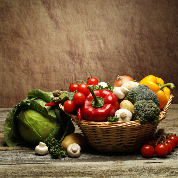 菜篮子与蔬菜