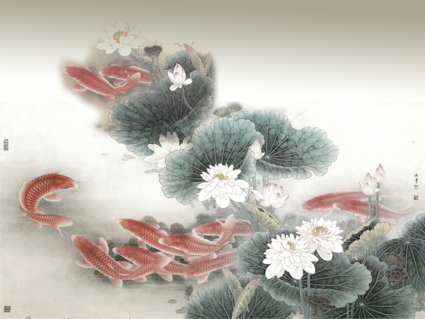 新中式背景墻