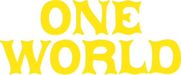 印花矢量圖文字英文Oneworld免費(fèi)素材