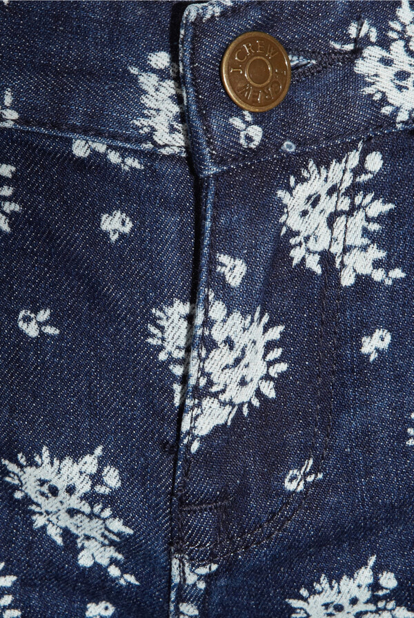 实物面料牛仔裤细节免费素材