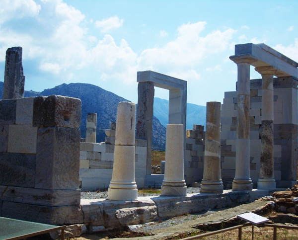 希腊古建筑遗址图片