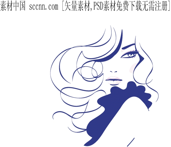 矢量人物頭像