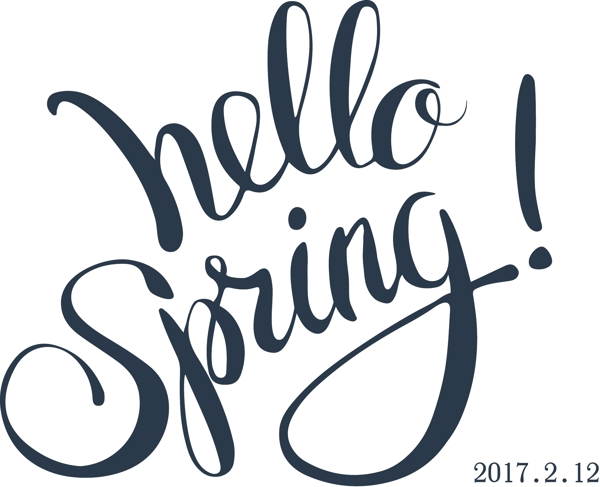 hellospring藝術(shù)字體