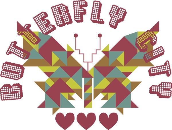 印花矢量圖色彩徽章標(biāo)記免費(fèi)素材