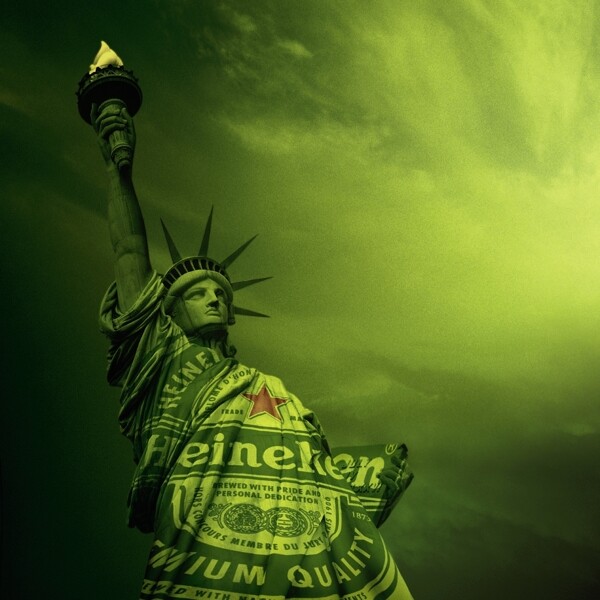 喜力啤酒国际篇纽约自由女神设计图片