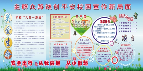 學(xué)校安全宣傳欄圖片