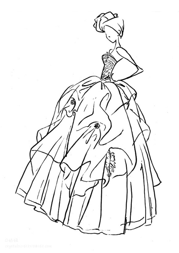 時(shí)尚禮服設(shè)計(jì)圖