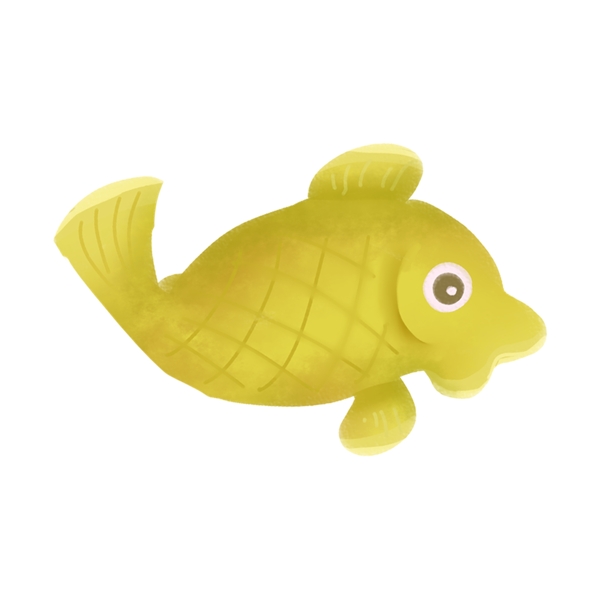 可爱小鱼动物卡通透明素材